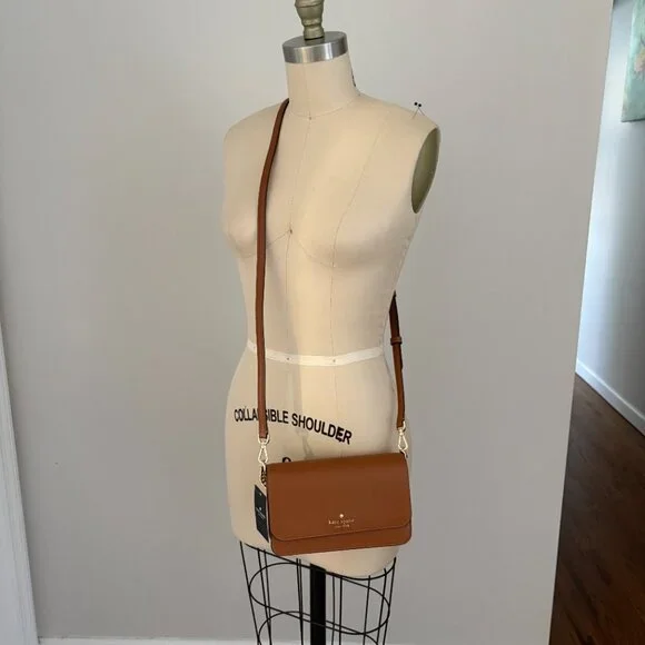 Kate Spade New York Madison Willow Mini Flap Crossbody Bag Brown NWT - Picture 10 of 10